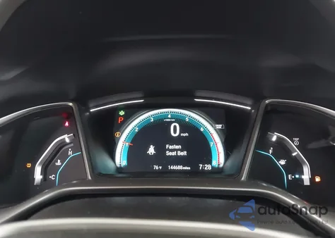 2017 Honda Civic Ex-L z USA, uszkodzony, nr VIN 19XFC1F78HE025582